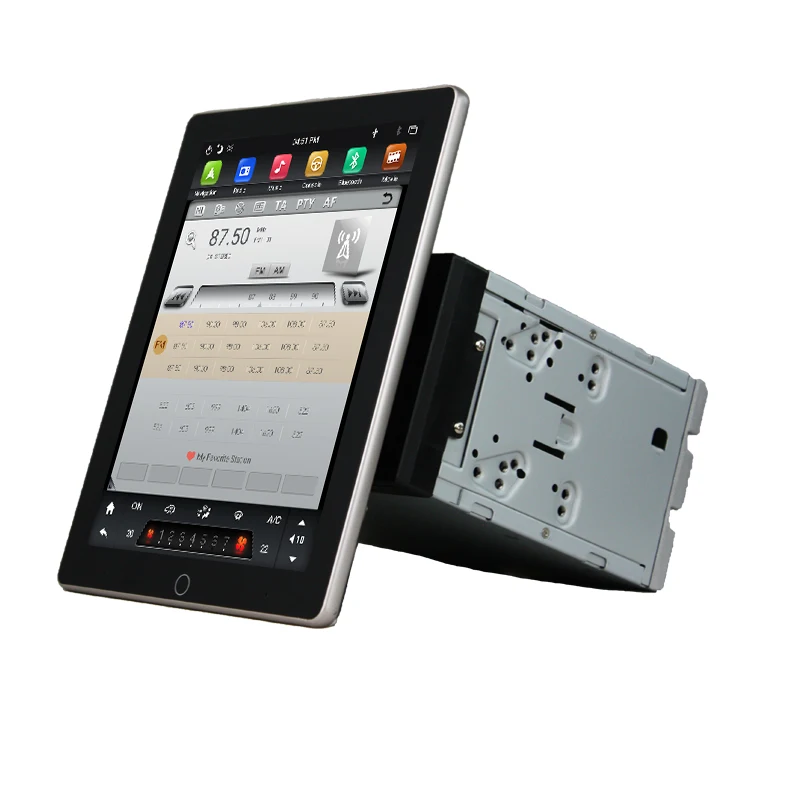 9.7“ Android 10.0 Car GPS Navigation Universal Tesla-style 90-degree Angle Adjustment Auto Radio Stereo Multimedia DVD Player
9.7“ Android 10.0 Car GPS Navigation Universal Tesla-style 90-degree Angle Adjustment Auto Radio Stereo Multimedia DVD Player