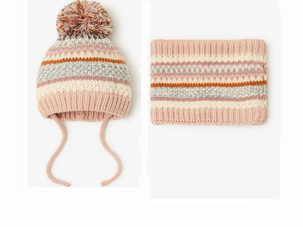 2020 Striped Baby Boy Girl Knitted Hat Scarf Two-piece Set Autumn Winter Newborn Warm Beanie Size S/M/L
2020 Striped Baby Boy Girl Knitted Hat Scarf Two-piece Set Autumn Winter Newborn Warm Beanie Size S/M/L