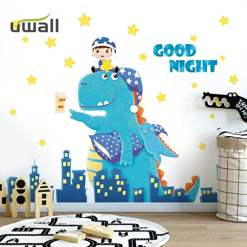Cartoon Creative Wall Stickers Cute Dinosaur Children's Room Living Room Wall Decor Stickers Self-Adhesive Kids Room Decoration
Cartoon Creative Wall Stickers Cute Dinosaur Children's Room Living Room Wall Decor Stickers Self-Adhesive Kids Room Decoration