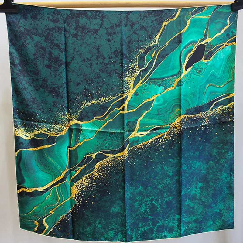 Green Aurora 100% Twill Silk Scarf Wraps Women Large Square Silk Shawl Cape Foulard 35"x35"
Green Aurora 100% Twill Silk Scarf Wraps Women Large Square Silk Shawl Cape Foulard 35"x35"