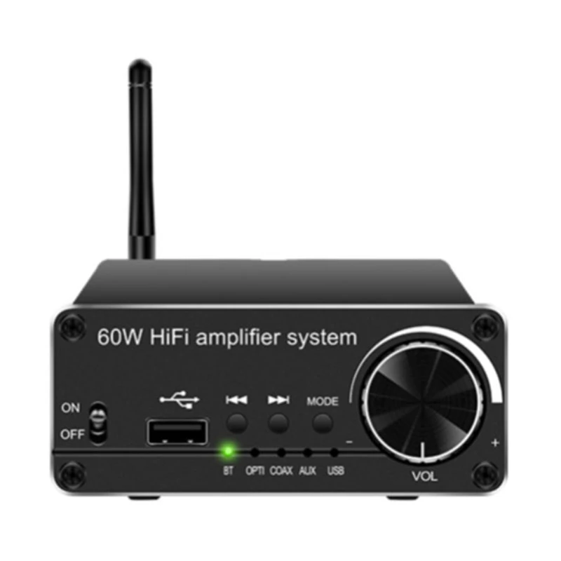 Digital to Analog Audio Converter 60W HIFI Amplifier System 192KHz Coaxial 19V USB Audio Adapter Amplifier EU Plug
Digital to Analog Audio Converter 60W HIFI Amplifier System 192KHz Coaxial 19V USB Audio Adapter Amplifier EU Plug