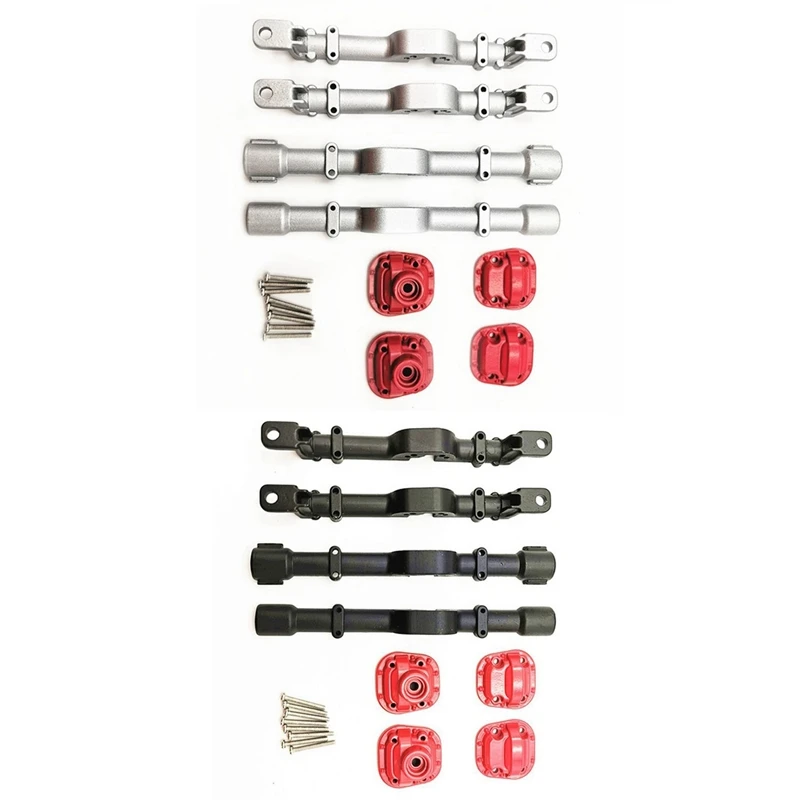 2Set Front and Rear Bridge Axle Housing Case for MN D90 D91 MN99 MN99S 1/12 RC Car Upgrade Parts,Silver & Black
2Set Front and Rear Bridge Axle Housing Case for MN D90 D91 MN99 MN99S 1/12 RC Car Upgrade Parts,Silver & Black