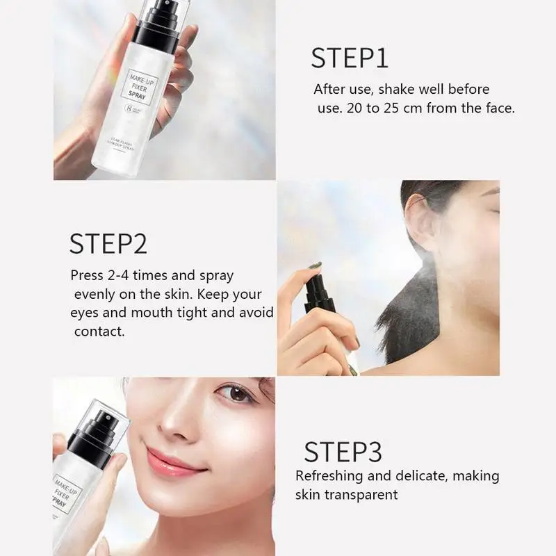100ml Makeup Setting Spray Moisturizing Long Lasting Foundation Fixer make Up SprayMatte Finishing Setting Spray Cosmetic
100ml Makeup Setting Spray Moisturizing Long Lasting Foundation Fixer make Up SprayMatte Finishing Setting Spray Cosmetic