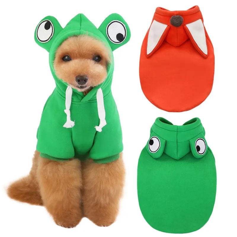 Frog/Fox Cosplay Costumes Soft Fleece Pet Sweater Clothes for Small Medium Dogs Cats Winter Chihuahua Classical Coat Sweatshirt
Frog/Fox Cosplay Costumes Soft Fleece Pet Sweater Clothes for Small Medium Dogs Cats Winter Chihuahua Classical Coat Sweatshirt