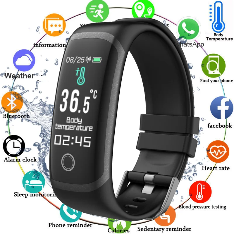 2020 Body Temperature Smart Fitness Bracelet Sport Smart Band Watch Ip67 Waterproof Pedometer Fitness Tracker Blood Pressure
2020 Body Temperature Smart Fitness Bracelet Sport Smart Band Watch Ip67 Waterproof Pedometer Fitness Tracker Blood Pressure