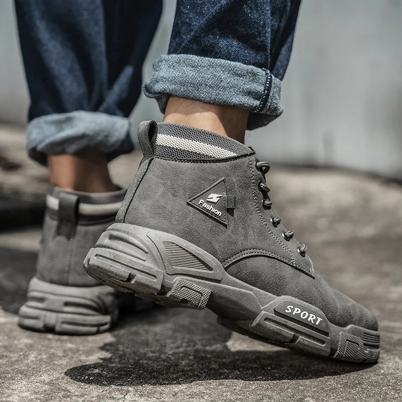 Autumn And Winter New High-top Casual Shoes Lace-up Thick Bottom Wear Boots Men Comfortable Footwear Botas De Mujer
Autumn And Winter New High-top Casual Shoes Lace-up Thick Bottom Wear Boots Men Comfortable Footwear Botas De Mujer