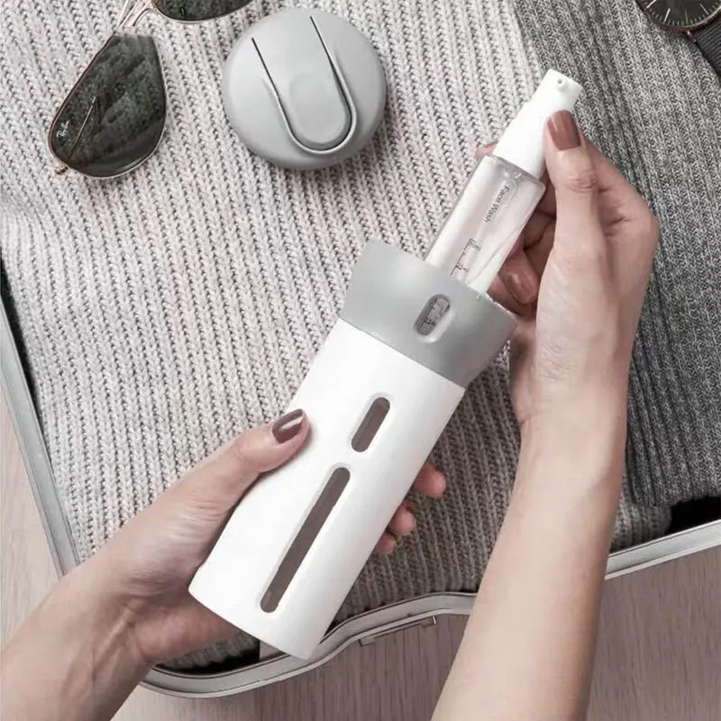 4 in1 Travel Portable Cosmetic Makeup Washing Storage Emulsion bottle toning water Storage bottle Cream Refilable Bottles
4 in1 Travel Portable Cosmetic Makeup Washing Storage Emulsion bottle toning water Storage bottle Cream Refilable Bottles