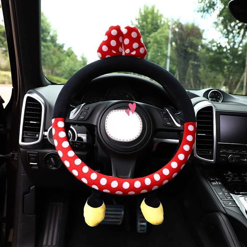 New Car Cartoon Cute Steering Wheel Cover Cute Non-slip Gloves Winter Plush Car Steering Wheel Cover Auto Parts
New Car Cartoon Cute Steering Wheel Cover Cute Non-slip Gloves Winter Plush Car Steering Wheel Cover Auto Parts