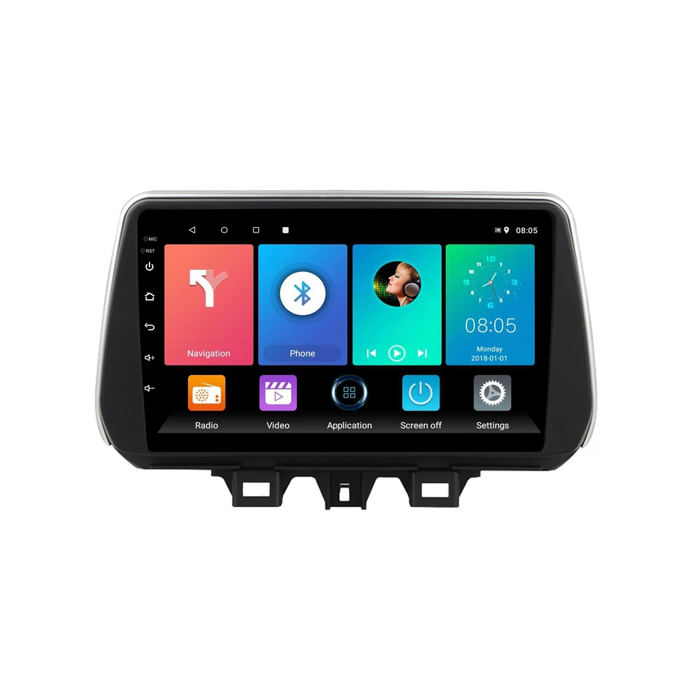 Easteregg для Hyundai Tucson Android радио 2018 2019 2 DIN 9 дюймов Автомобильный мультимедийный плеер