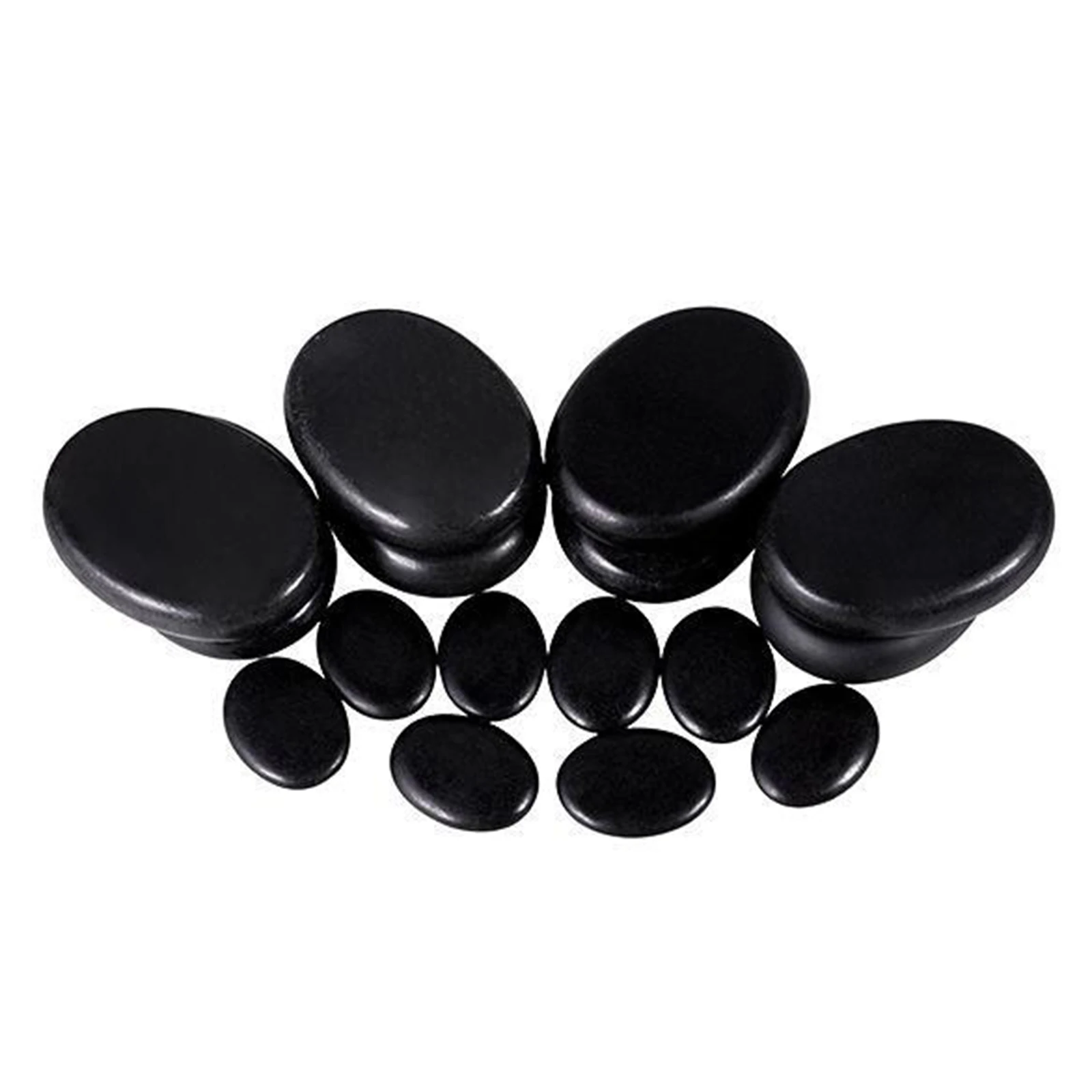 6 Pcs Hot Massage Stone Set Natural Basalt Warmer Rock Kit 4 x 3cm Massage Stones Hot Stones Massage Set
6 Pcs Hot Massage Stone Set Natural Basalt Warmer Rock Kit 4 x 3cm Massage Stones Hot Stones Massage Set