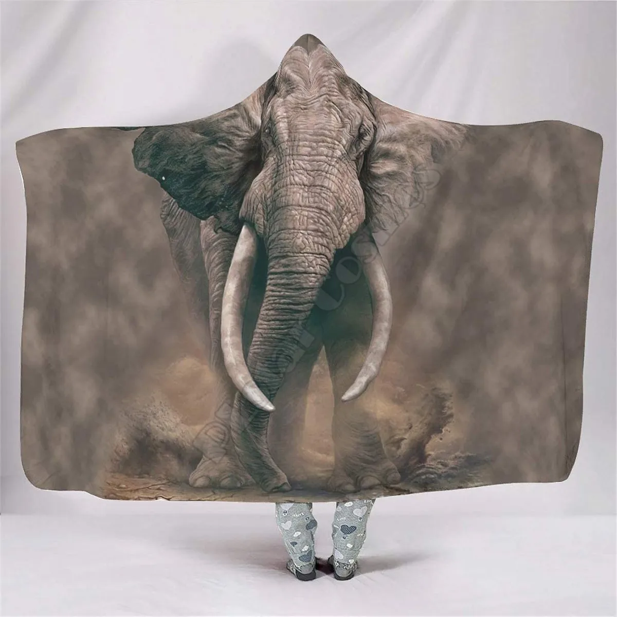 Funny Animal Elephant Cuddly Hooded Blanket Adult colorful child Sherpa Fleece Wearable Blanket Microfiber Bedding
Funny Animal Elephant Cuddly Hooded Blanket Adult colorful child Sherpa Fleece Wearable Blanket Microfiber Bedding