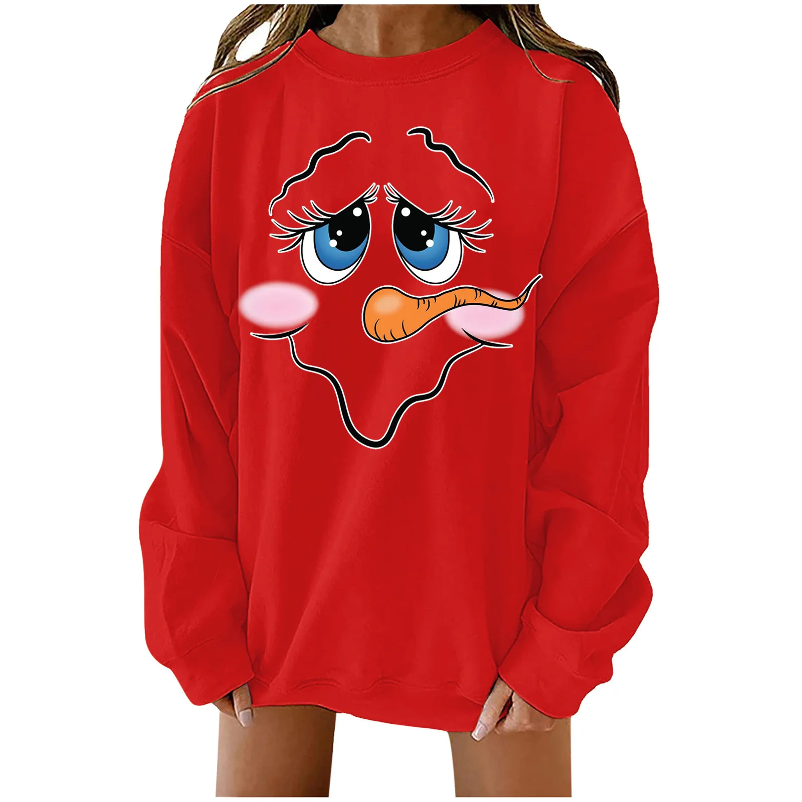 Snowman Long Christmas Christmas Plus Sleeve Shirt Size Blouse Sweatshirts Women Tree Oversize Women's Blouse Fashion Blouse
Snowman Long Christmas Christmas Plus Sleeve Shirt Size Blouse Sweatshirts Women Tree Oversize Women's Blouse Fashion Blouse