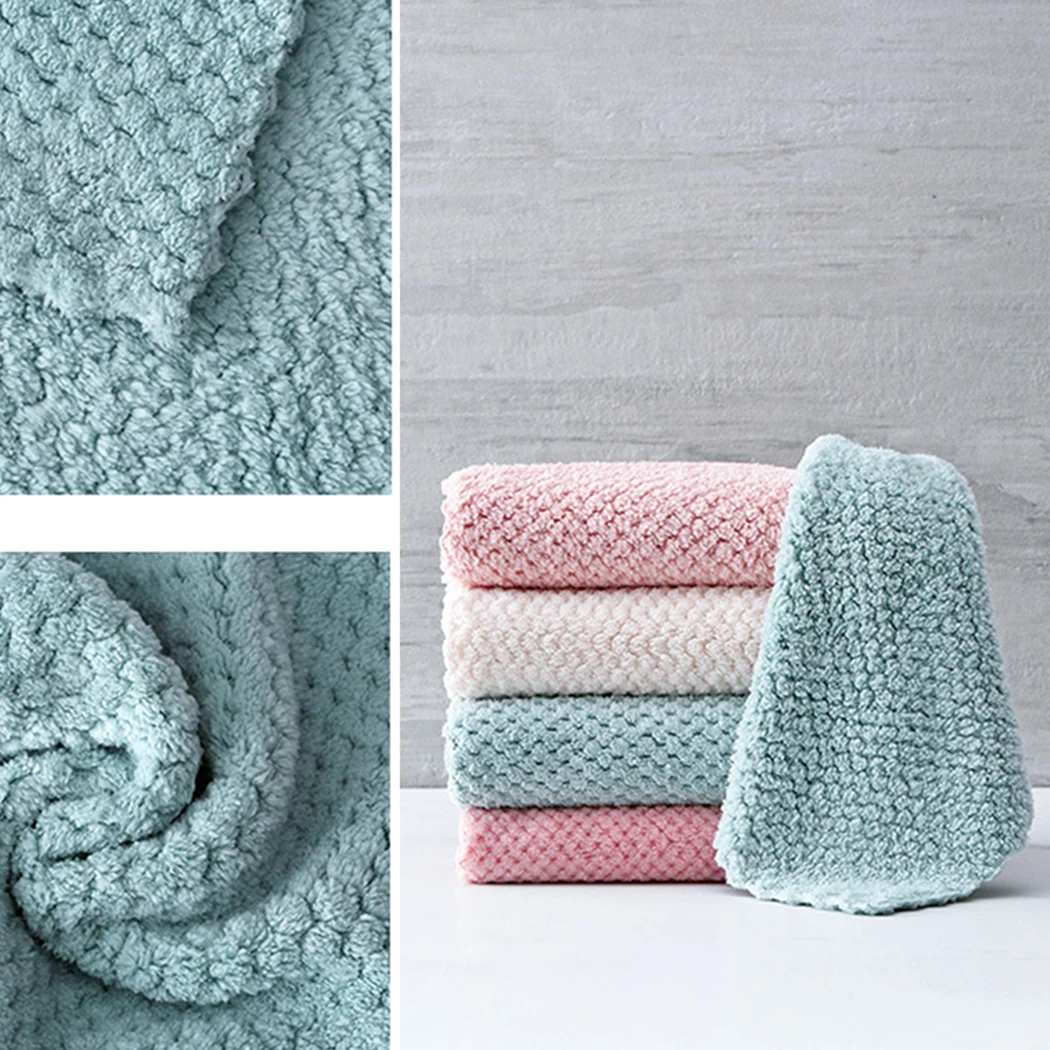 Kitchen Dishcloth Nonstick Oil Coral Velvet Hanging Hand Dish Towels Cleaning Household Kitchen Rag Cleaning Absorbent Towel
Kitchen Dishcloth Nonstick Oil Coral Velvet Hanging Hand Dish Towels Cleaning Household Kitchen Rag Cleaning Absorbent Towel