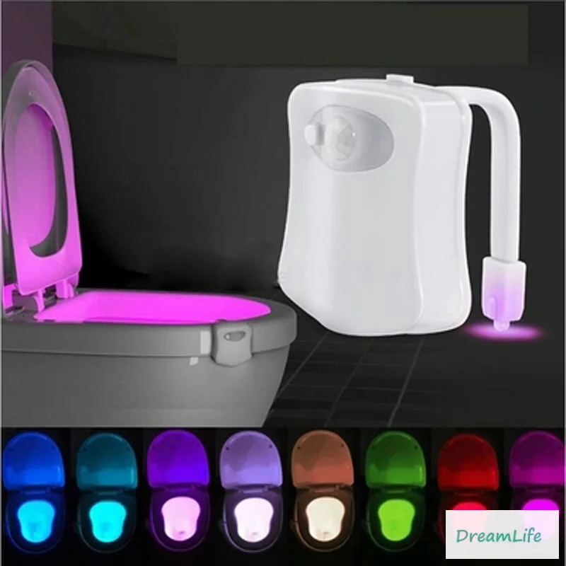 8 Colors Toilet Seat Night Light 4.5 volts Waterproof Backlight For Toilet Bowl LED WC Toilet Light ABS plastic
8 Colors Toilet Seat Night Light 4.5 volts Waterproof Backlight For Toilet Bowl LED WC Toilet Light ABS plastic
