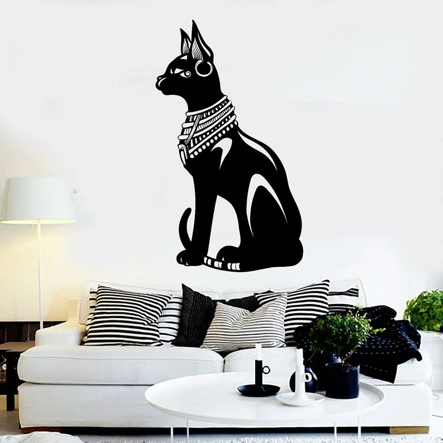Egyptian Cat Wall Decal Ancient Egypt Style Vinyl Stickers Mural Bedroom Pets Shop Interior Animal Cool Creative Wallpaper M928
Egyptian Cat Wall Decal Ancient Egypt Style Vinyl Stickers Mural Bedroom Pets Shop Interior Animal Cool Creative Wallpaper M928