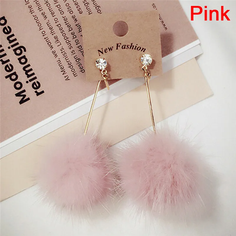 Soft Pompom Ear Dangle Earring For Women Unique Jewelry Cute Christmas Gift Fur Ball Pompom Long Drop Earrings
Soft Pompom Ear Dangle Earring For Women Unique Jewelry Cute Christmas Gift Fur Ball Pompom Long Drop Earrings