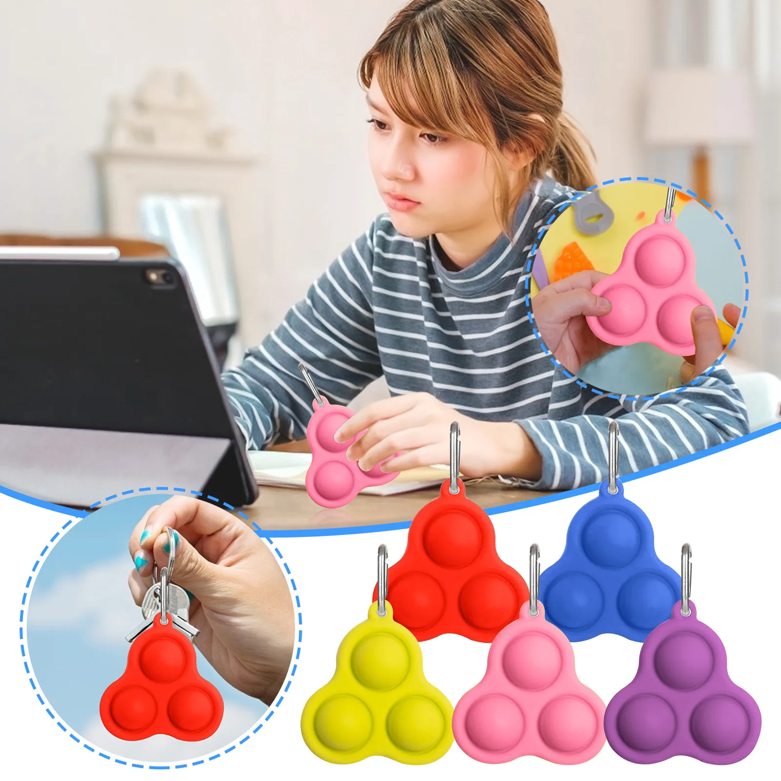 2021 Fidget Simple Dimple Toys Fat Brain Toys Stress Relief Keychain Hand Fidget Toys For Kids Adults Relax Autism Special Need
2021 Fidget Simple Dimple Toys Fat Brain Toys Stress Relief Keychain Hand Fidget Toys For Kids Adults Relax Autism Special Need