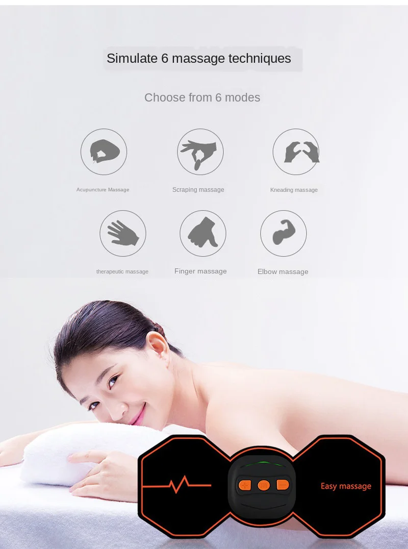 Cervical Massager Multifunctional Electric Physiotherapy Instrument Shoulder and Neck Mini Massager Gift Massage Sticker
Cervical Massager Multifunctional Electric Physiotherapy Instrument Shoulder and Neck Mini Massager Gift Massage Sticker
