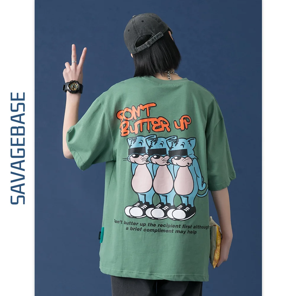 2021 new Japanese street cartoon cat kawaii printed Harajuku short-sleeved student T shirt versatile loose hip-hop couple outfit
2021 new Japanese street cartoon cat kawaii printed Harajuku short-sleeved student T shirt versatile loose hip-hop couple outfit