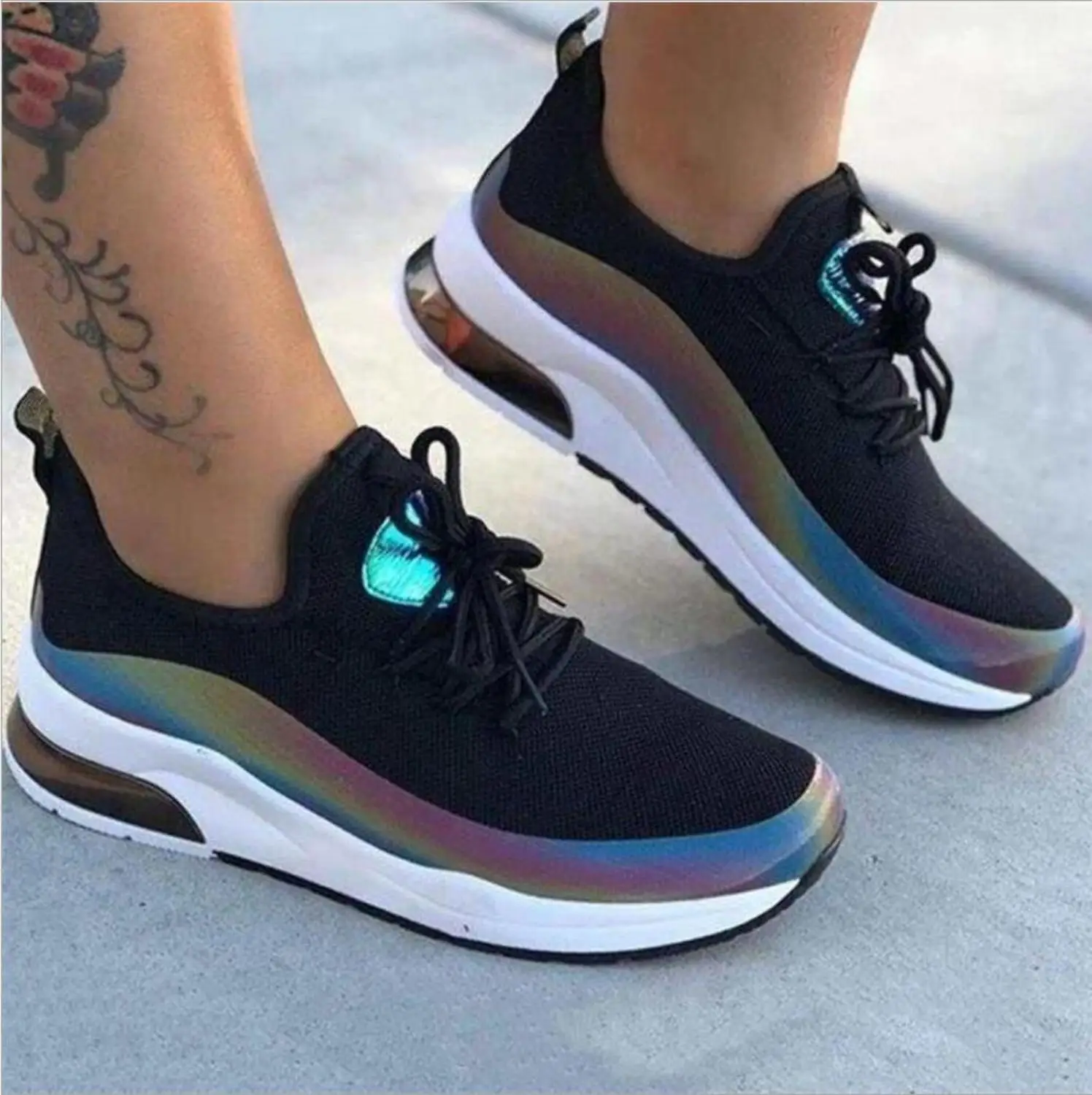 Women Colorful Cool Sneaker Ladies Lace Vulcanized Shoes Casual Female Flat Comfort Walking Shoes Woman Fashion platform loafers
Women Colorful Cool Sneaker Ladies Lace Vulcanized Shoes Casual Female Flat Comfort Walking Shoes Woman Fashion platform loafers