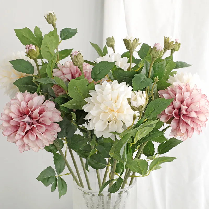 Spot Wholesale European-style Simulation Bouquet 2 Dahlia Home Furnishing Wedding Road Lead
Spot Wholesale European-style Simulation Bouquet 2 Dahlia Home Furnishing Wedding Road Lead