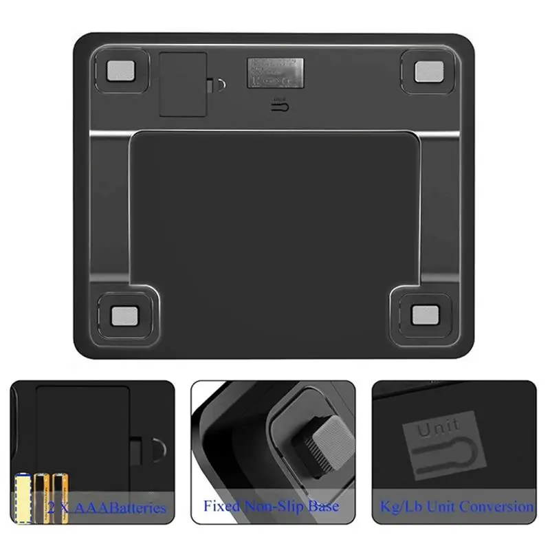 Bluetooth BFR Scales Smart Digital Scale Body Composition Bathroom Scale for BMI BFR Muscle Bone Mass Analyzer
Bluetooth BFR Scales Smart Digital Scale Body Composition Bathroom Scale for BMI BFR Muscle Bone Mass Analyzer