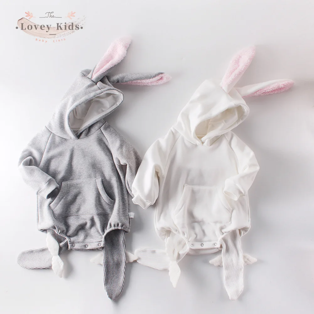 Baby Girl Hooded Bodysuit Fashion Solid Sweet Ticken Cute Rabbit Long Sleeve Hoodie One Piece Newborn Clothes 2020 Winter
Baby Girl Hooded Bodysuit Fashion Solid Sweet Ticken Cute Rabbit Long Sleeve Hoodie One Piece Newborn Clothes 2020 Winter