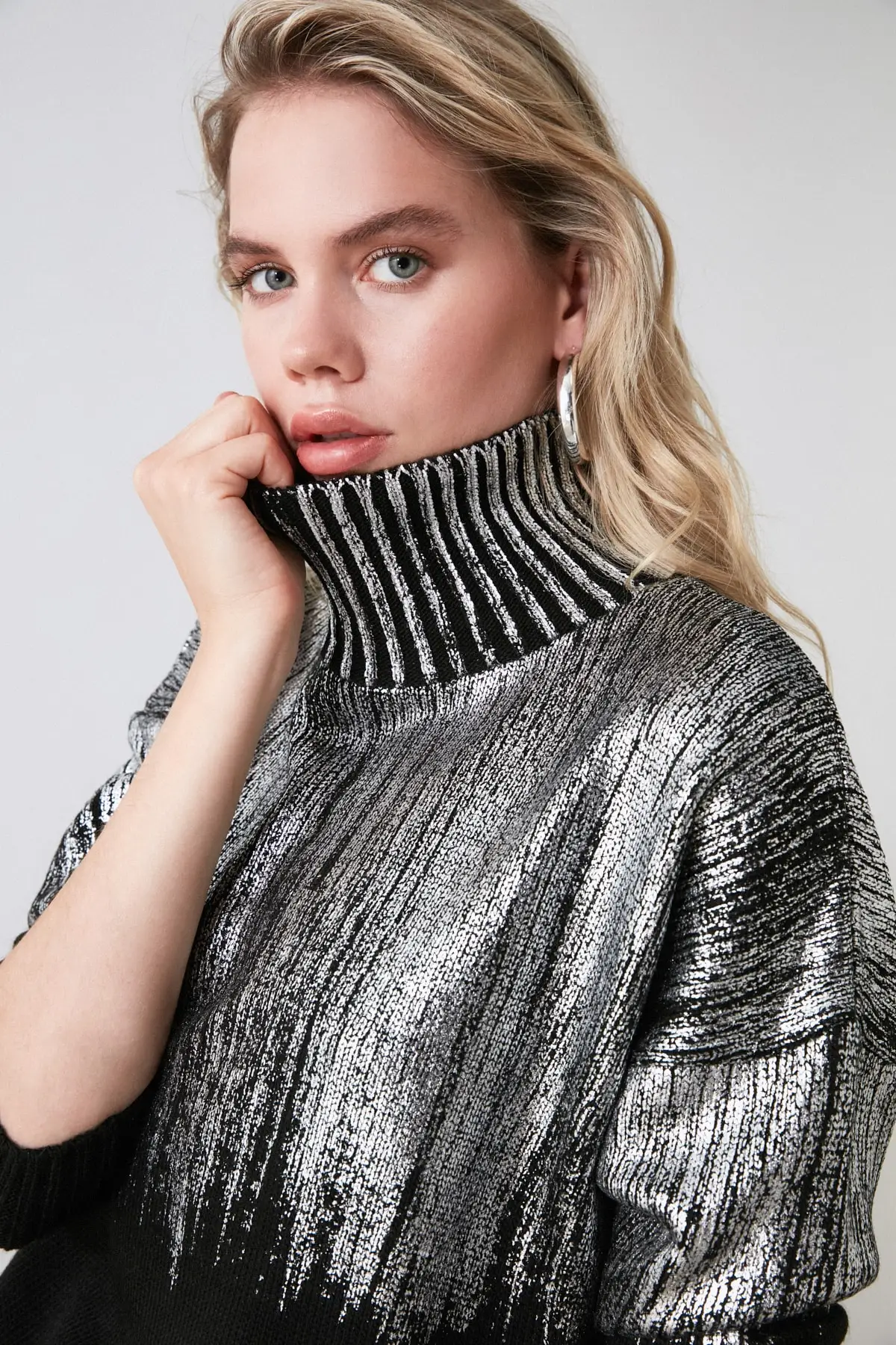 Trendyol Leafing Knitwear Sweater TWOAW21KZ0216