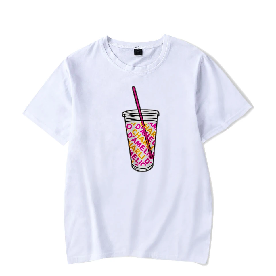 2020 Summer Women Tshirt Charli Damelio Ice Coffee T Shirts Vintage Tops Vogue Men T-shirt Harajuku Korean White Tee Shirt Mujer
2020 Summer Women Tshirt Charli Damelio Ice Coffee T Shirts Vintage Tops Vogue Men T-shirt Harajuku Korean White Tee Shirt Mujer