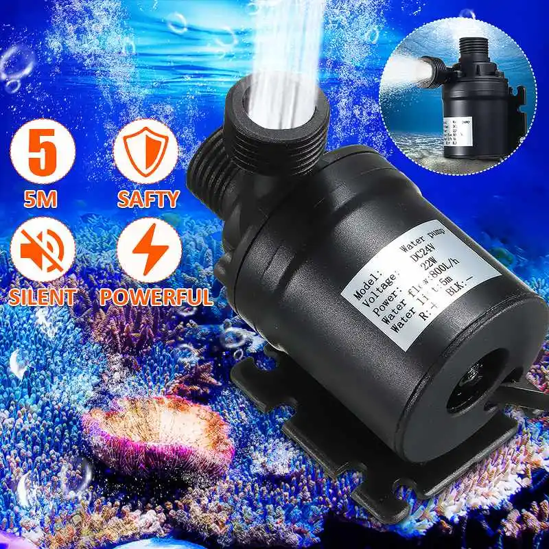 Water Pump 24V 800L/H 5m Brushless Motor Water Circulation Water Pumps 24V Submersibles Water Pumps Watering Pumps Aquarium Pump
Water Pump 24V 800L/H 5m Brushless Motor Water Circulation Water Pumps 24V Submersibles Water Pumps Watering Pumps Aquarium Pump