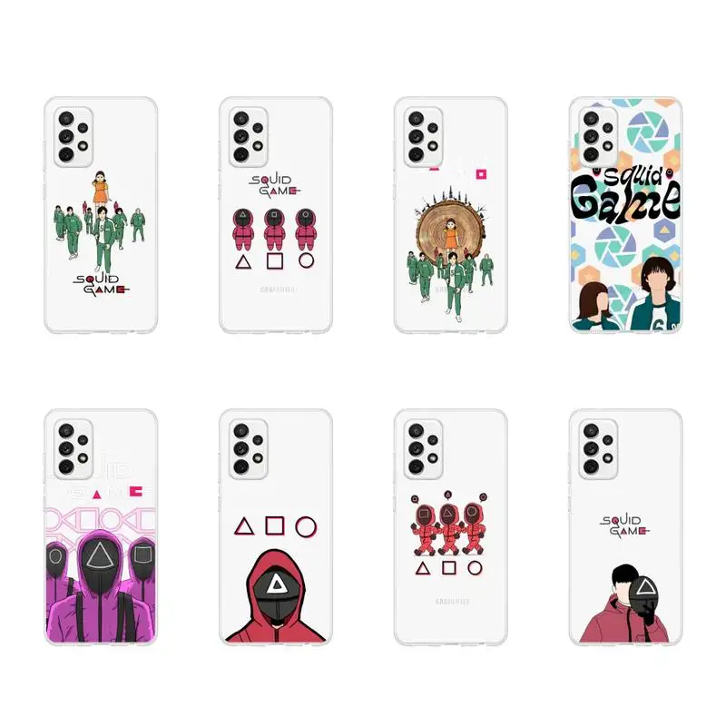 Round Six 456 Squid Game Phone Case Transparent For Samsung Galaxy A S Note 9 10 51 50 71 70 80 20 21 30s ultra plus
Round Six 456 Squid Game Phone Case Transparent For Samsung Galaxy A S Note 9 10 51 50 71 70 80 20 21 30s ultra plus