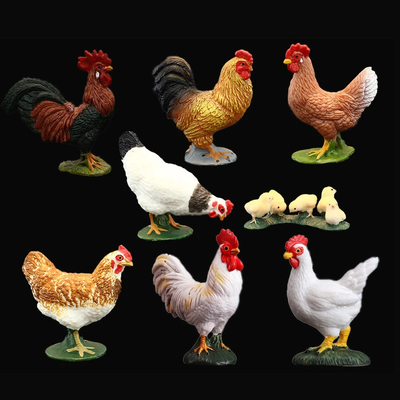 Entity Plastic Simulation Animal Model Toy Set Mini Movable Doll Poultry Rooster Hen Model Collection Doll Children Toy Gift
Entity Plastic Simulation Animal Model Toy Set Mini Movable Doll Poultry Rooster Hen Model Collection Doll Children Toy Gift