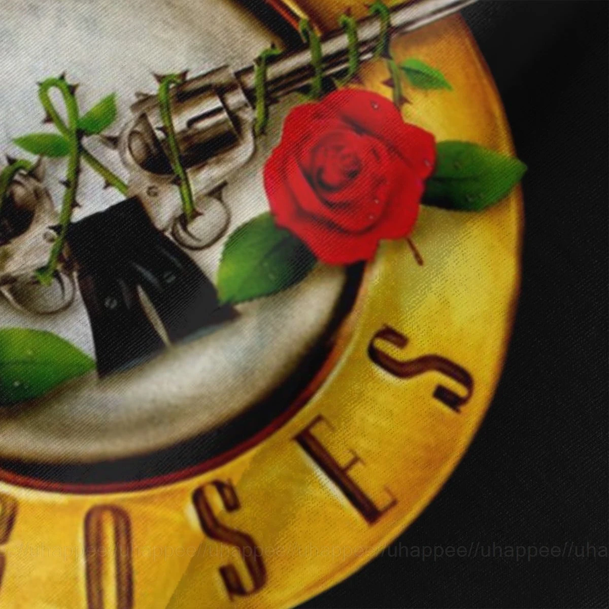 Рубашка Guns N Roses мужские футболки оверсайз с коротким рукавом брендовая