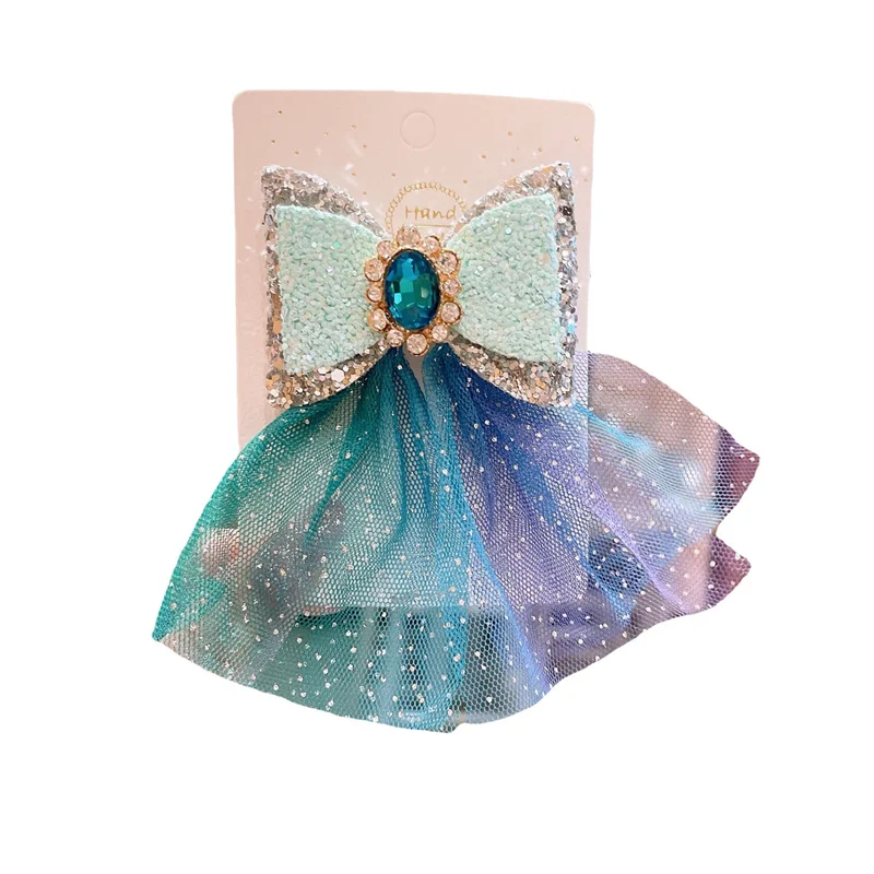 2PCS New Child Cute Hairpin Snowflake Bowknot Ribbon Hairpin Blue Crystal Net Yarn Hair clips for girls kawaii accessories
2PCS New Child Cute Hairpin Snowflake Bowknot Ribbon Hairpin Blue Crystal Net Yarn Hair clips for girls kawaii accessories