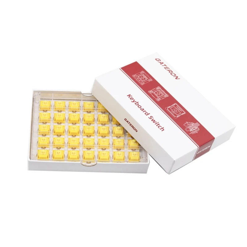 35Pcs Gateron Switch Milky Gold Switch for Mechanical Keyboard 50m Gold Yellow with Acrylic Base Case 85DD
35Pcs Gateron Switch Milky Gold Switch for Mechanical Keyboard 50m Gold Yellow with Acrylic Base Case 85DD