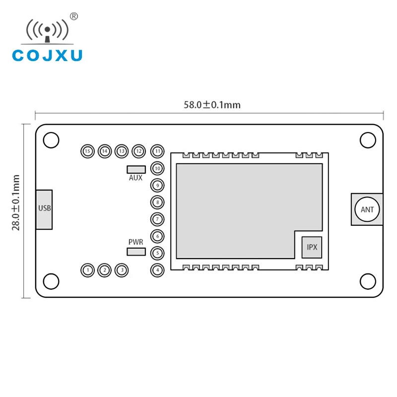 USB Test Board Test Kit 900MHz 13dBm SMD Serial Port UART For E43-900T13S3 Transceiver Module E43-900TB-01
USB Test Board Test Kit 900MHz 13dBm SMD Serial Port UART For E43-900T13S3 Transceiver Module E43-900TB-01
