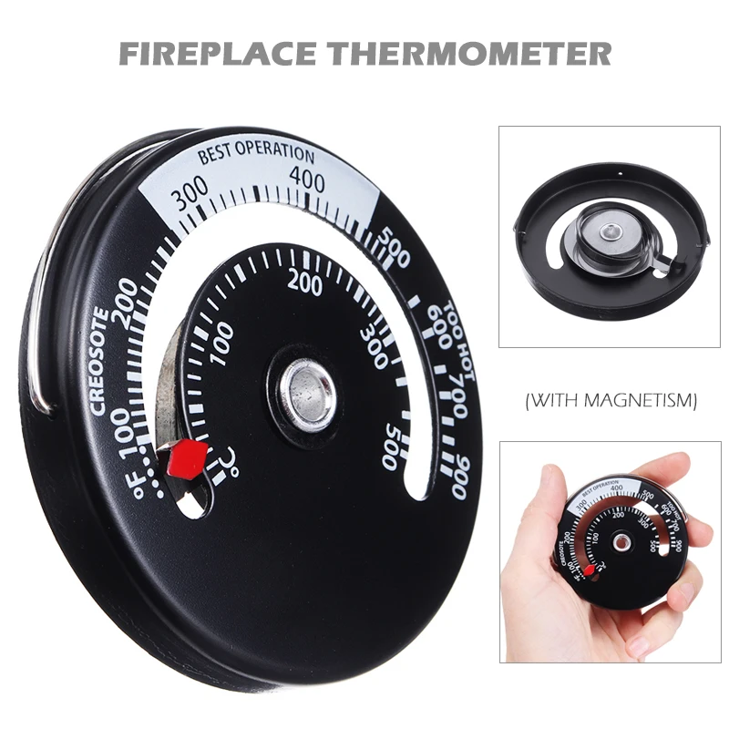 0-500 Degree Magnetic Stove Pipe Thermometer Woodstove Wood Burner Flue Temperature Monitor Flue Pipe Thermometer
0-500 Degree Magnetic Stove Pipe Thermometer Woodstove Wood Burner Flue Temperature Monitor Flue Pipe Thermometer
