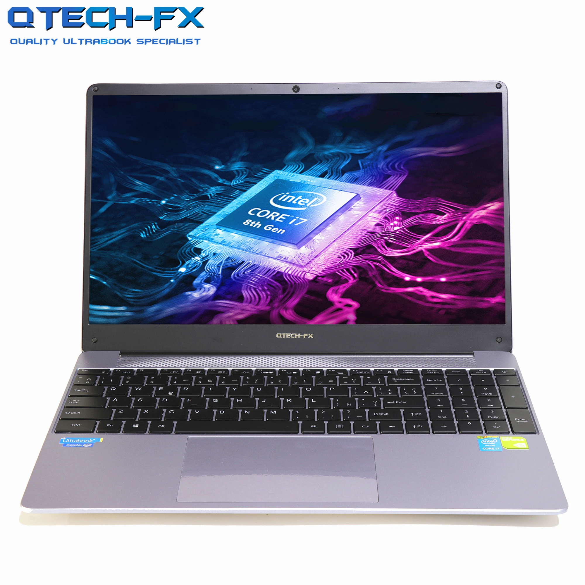

8 Generation Intel i7-8550U CPU Nvdia Gaming Laptop 15.6" 16G RAM+ 512SSD+1TB HDD Arabic AZERTY Spanish Russian Keyboard Backlit