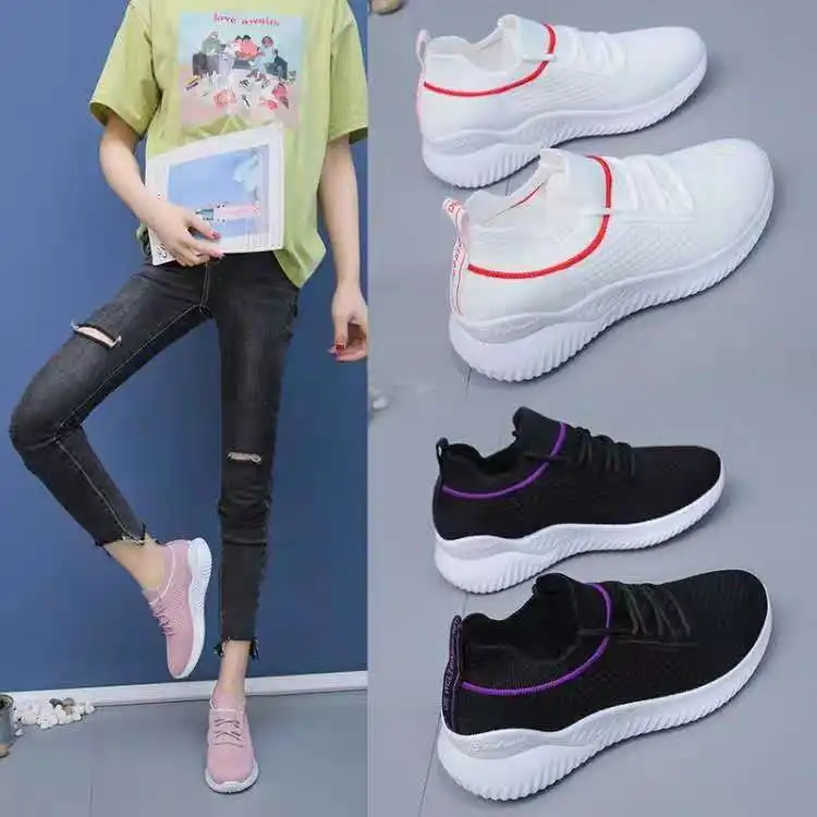 Newest Women Flat Shoes Knit Woman Casual Slip on Vulcanized Shoes Female Mesh Soft Breathable Women's Footwear Ladies Sneakers
Newest Women Flat Shoes Knit Woman Casual Slip on Vulcanized Shoes Female Mesh Soft Breathable Women's Footwear Ladies Sneakers