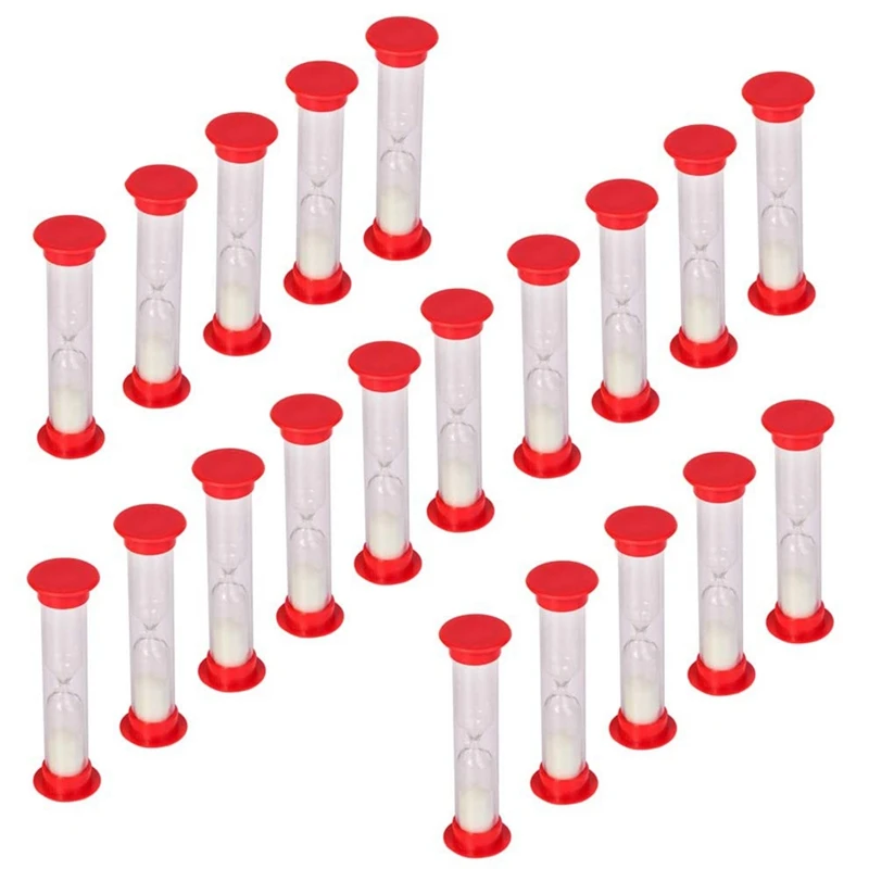 30 Sec Sand Timer Hourglass Sandglass Clock Countdown Bulk Toy Set Timers Kids Games Pack of 20 (White Sand)
30 Sec Sand Timer Hourglass Sandglass Clock Countdown Bulk Toy Set Timers Kids Games Pack of 20 (White Sand)