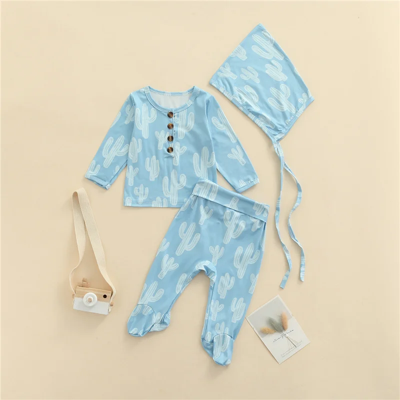 Комплекты одежды для новорожденных мальчиков и девочек, повседневные Модные Топы с длинным рукавом и принтом кактуса и шапка с брюками для ...
Комплекты одежды для новорожденных мальчиков и девочек, повседневные Модные Топы с длинным рукавом и принтом кактуса и шапка с брюками для ...