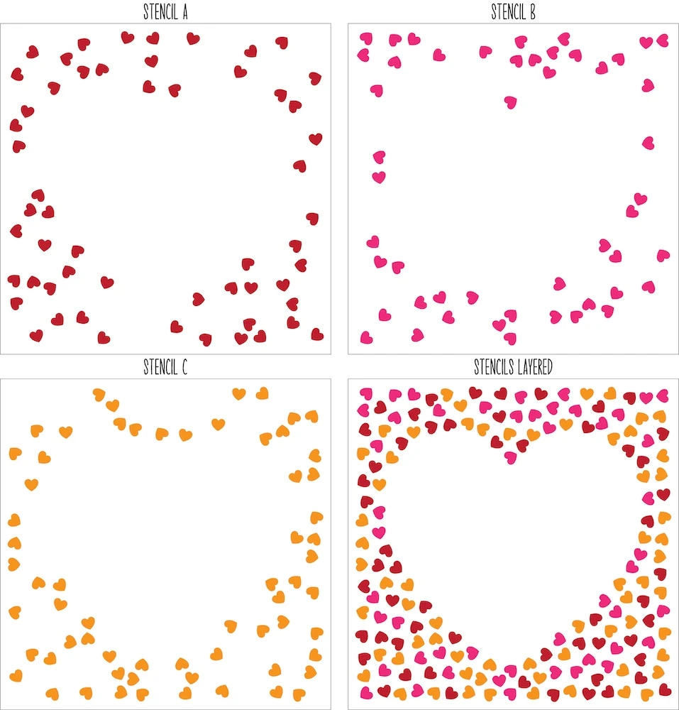 2021 New Mixed Heart Pattern Stencil New Arrival 2021 Diy Molds Scrapbooking Paper Making Cuts Crafts Template Handmade Card
2021 New Mixed Heart Pattern Stencil New Arrival 2021 Diy Molds Scrapbooking Paper Making Cuts Crafts Template Handmade Card