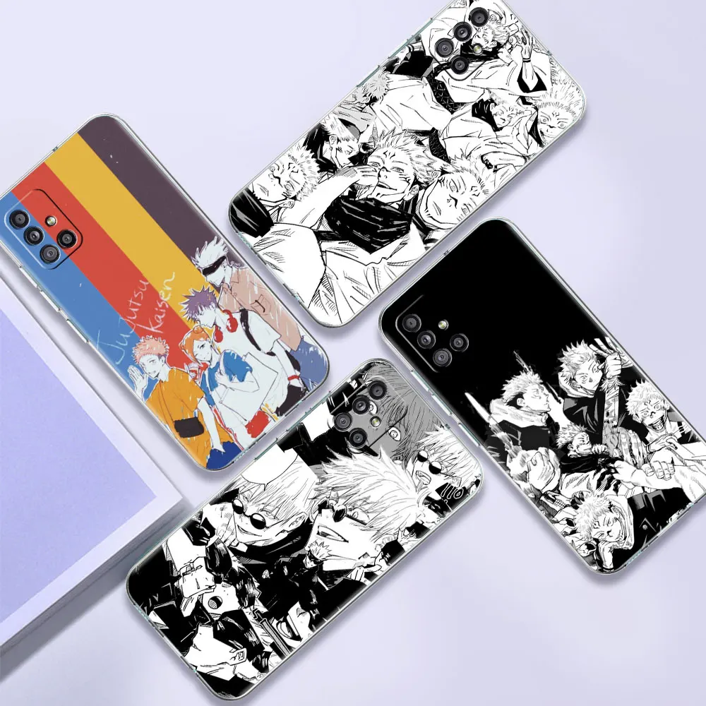 Soft TPU Case For Samsung Galaxy A51 A21s A52 A71 A12 A31 A41 A32 A02s M31 A11 A72 Transparent Phone Cover Jujutsu Kaisen Gojo
Soft TPU Case For Samsung Galaxy A51 A21s A52 A71 A12 A31 A41 A32 A02s M31 A11 A72 Transparent Phone Cover Jujutsu Kaisen Gojo
