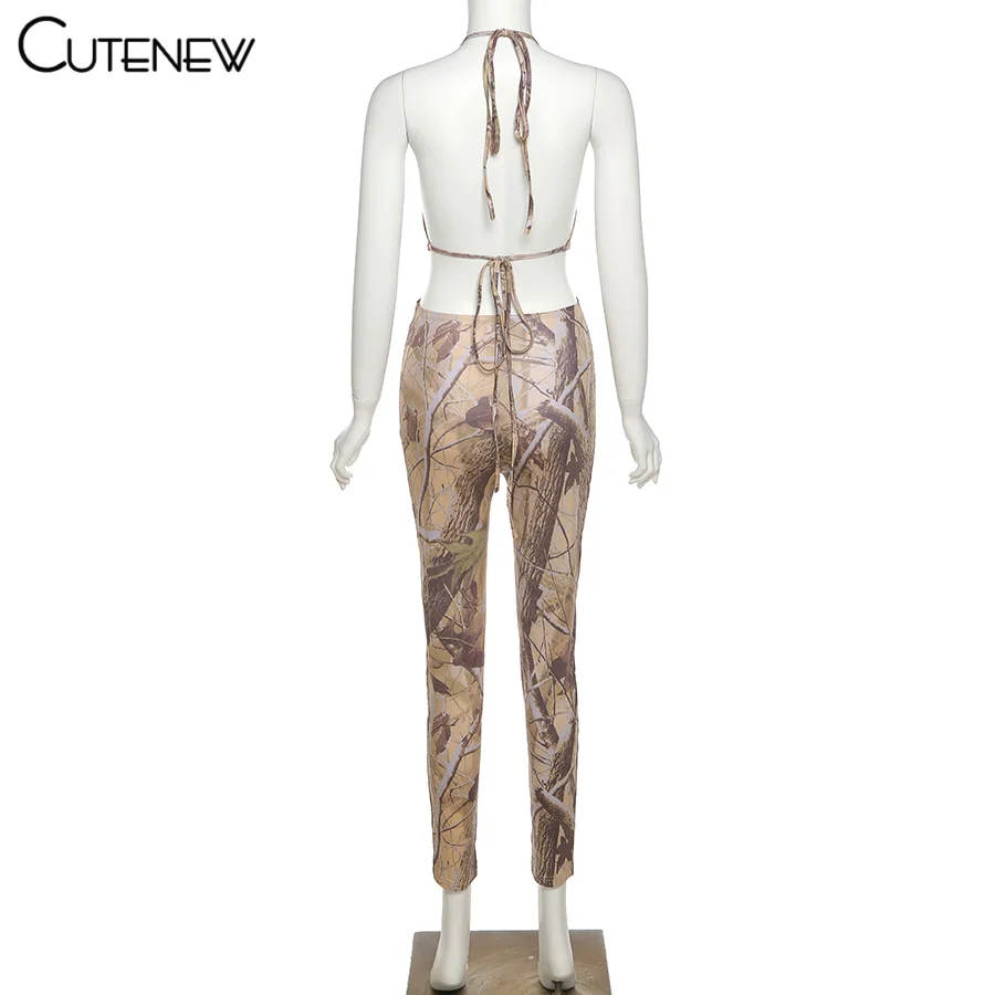Cutenew Aesthetic Bandage Printing Co-Ord Jumpsuit Women 2021 Sexy Backless Party Clubwear Skinny Streetwear Halter Lady Outfits
Cutenew Aesthetic Bandage Printing Co-Ord Jumpsuit Women 2021 Sexy Backless Party Clubwear Skinny Streetwear Halter Lady Outfits