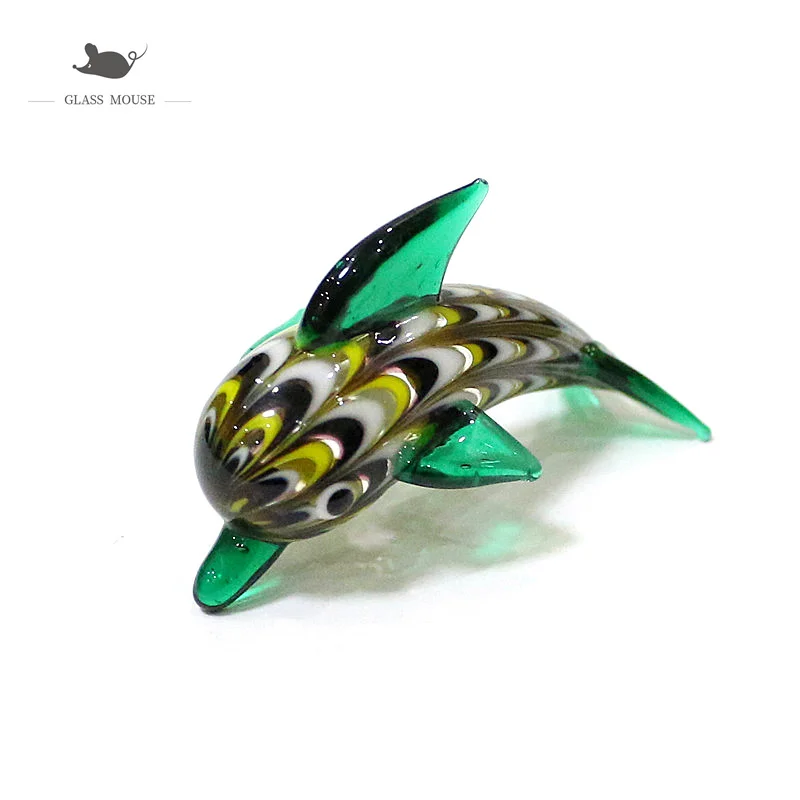Miniature Figurine Murano Glass Dolphin Crafts Ornaments Creative Cute Sea Animals Home Desk Decor Exquisite Xmas Gifts For Kids
Miniature Figurine Murano Glass Dolphin Crafts Ornaments Creative Cute Sea Animals Home Desk Decor Exquisite Xmas Gifts For Kids