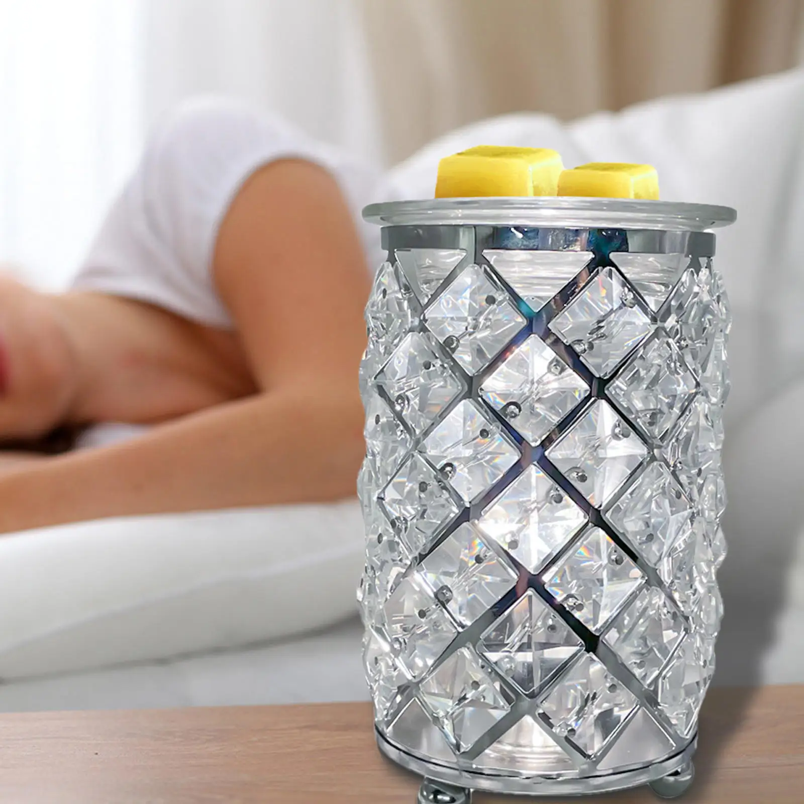 Crystal Candle Wax Lamp Burner Beside Light Temperature and Fragrance for Bedroom Home Decor
Crystal Candle Wax Lamp Burner Beside Light Temperature and Fragrance for Bedroom Home Decor