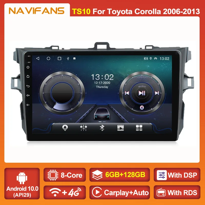 6G+128G Android 11 DSP Car Radio Multimedia Player GPS Navigation For Toyota Corolla E140/150 2006-2013 WIFI BT 5.0 2din no DVD
6G+128G Android 11 DSP Car Radio Multimedia Player GPS Navigation For Toyota Corolla E140/150 2006-2013 WIFI BT 5.0 2din no DVD