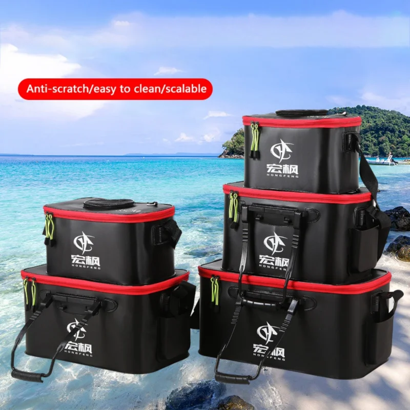 Folding Fishing Bag EVA Thicken Live Fish Box Tank Bucket Camping Collapsible Fishing Tackle Storage Bag Outdoor Tools Outdoor
Folding Fishing Bag EVA Thicken Live Fish Box Tank Bucket Camping Collapsible Fishing Tackle Storage Bag Outdoor Tools Outdoor