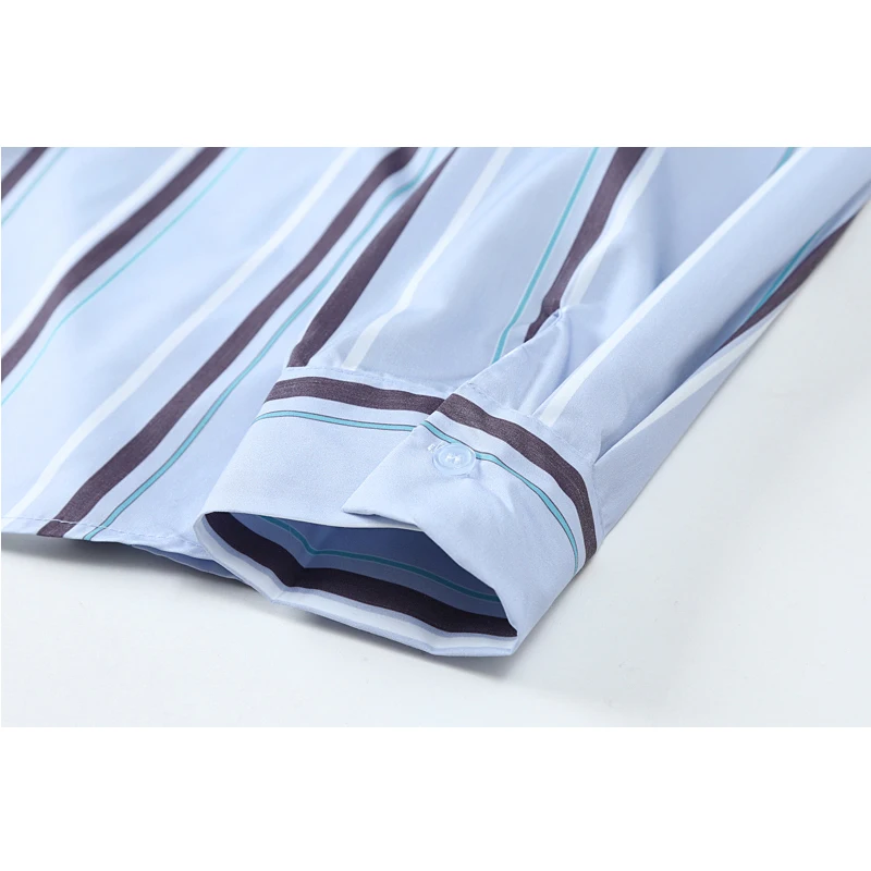 Striped Boyfriend Cardigan Blouses Women Streetwear Fashion Spliced Pocket Japanese Style Oversized Shirts Or Blusas Tops Lady
Striped Boyfriend Cardigan Blouses Women Streetwear Fashion Spliced Pocket Japanese Style Oversized Shirts Or Blusas Tops Lady