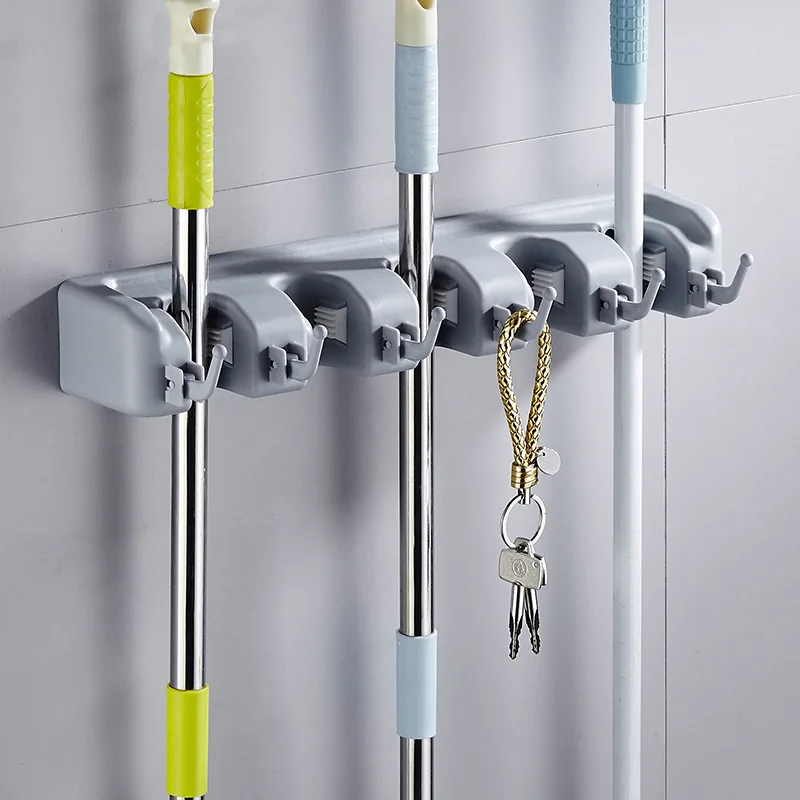 Magic Plastic Mop Holder Multi-Functional Broom Holder 3 Styles Broom Holder Tool Wall Mounted Kitchen Storage
Magic Plastic Mop Holder Multi-Functional Broom Holder 3 Styles Broom Holder Tool Wall Mounted Kitchen Storage